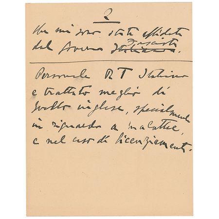 Lot #307 Guglielmo Marconi: Exceedingly desirable, handwritten account describing the development of Marconi?s greatest gift to modern communications - Image 2