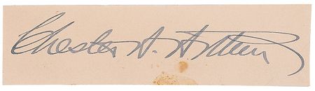 Lot #5 Chester A. Arthur Signature