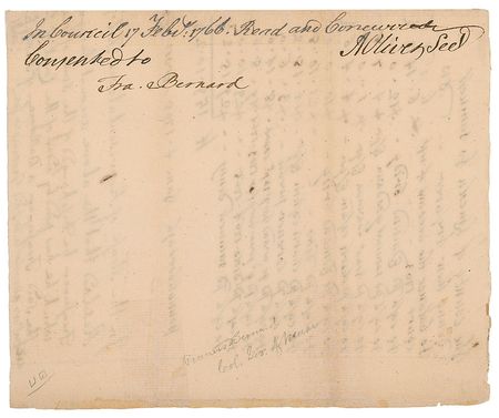 Lot #178 Francis Bernard Endorsement - Image 2