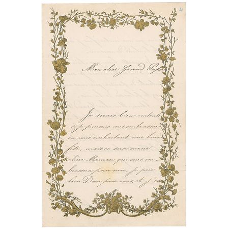 Lot #192 Empress Carlota of Mexico Handwritten Letter Signed - Image 1