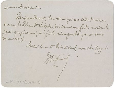Lot #585 Joris Karl Huysmans: Praising the work of French poet Coppee - Image 2