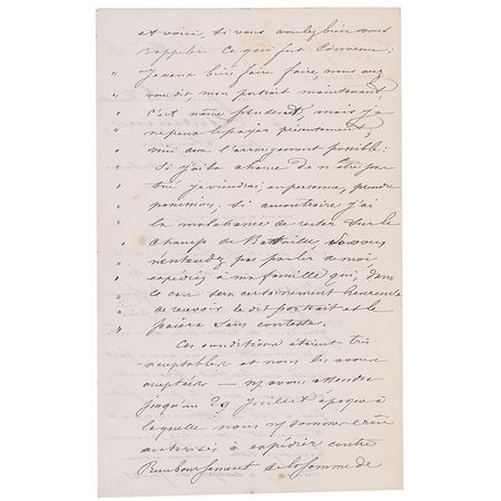 Lot #622 Felix Nadar: Nadar cannot believe a favor of his photography is shunned by a soldier who survived the war - Image 2