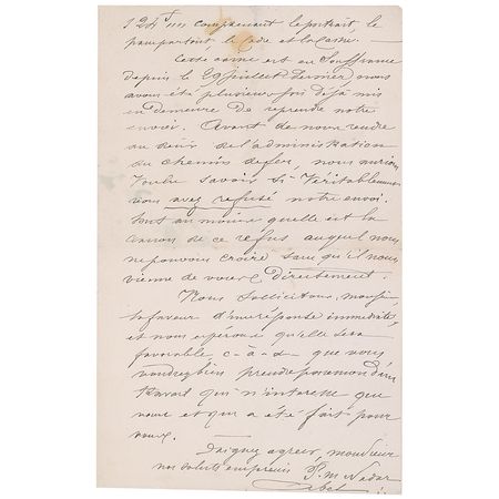 Lot #622 Felix Nadar: Nadar cannot believe a favor of his photography is shunned by a soldier who survived the war - Image 3