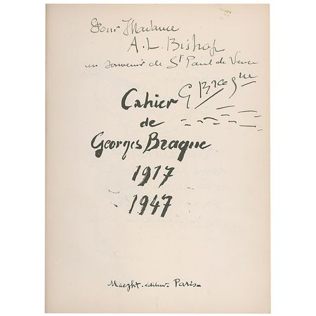 Lot #521 Georges Braque Book - Image 1