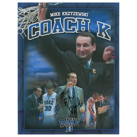 Lot #1534 Mike Krzyzewski Signed Photographs - Image 2