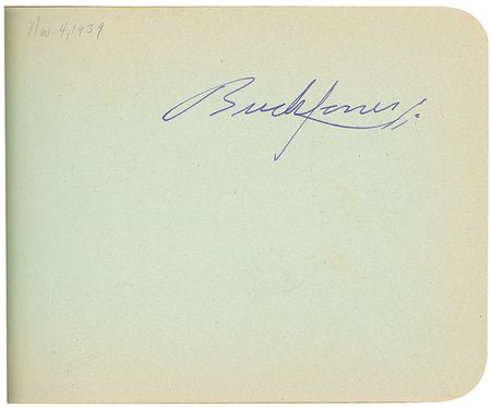 Lot #1224 Buck Jones and Dorothy Lamour Signatures - Image 1