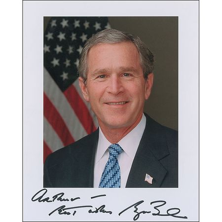 Lot #15 George W. Bush Signed Photograph