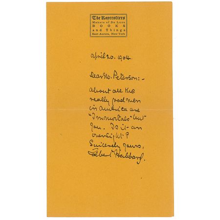 Lot #580 Elbert Hubbard - Image 2