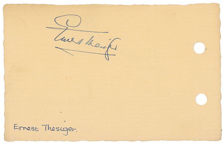 Lot #1371 Ernest Thesiger Signature - Image 1