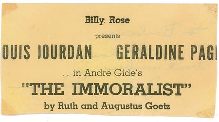 Lot #1134 James Dean: Very early in his career, the famed Hollywood rebel signs during his 1954 Broadway debut - Image 2