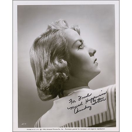 Lot #1380 Audrey Totter - Image 1