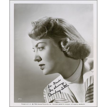 Lot #1380 Audrey Totter - Image 2