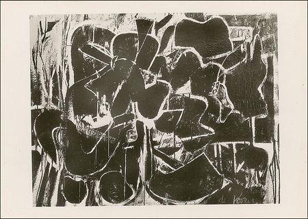 Lot #550 Willem de Kooning Postcard - Image 1