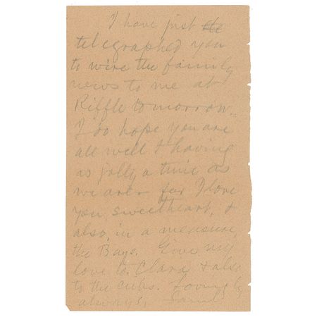 Lot #539 Samuel L. Clemens: Adding a majestic mountaintop sketch, Clemens writes of his travels that would help shape A Tramp Abroad - Image 4