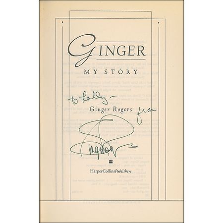 Lot #1332 Ginger Rogers - Image 1