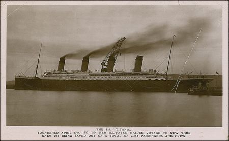 Lot #1726 Titanic Postcards - Image 1