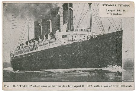 Lot #1714 SS Mauretania as Titanic - Image 1