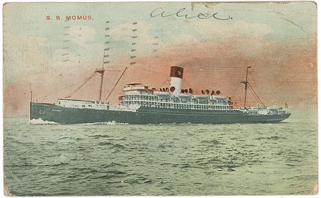 Lot #1717 S.S. Momus and Carpathia Postcards - Image 1