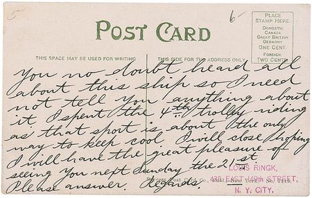 Lot #1661 Titanic: ?You no doubt heard all about this ship so I need not tell you everything about it? - Image 3