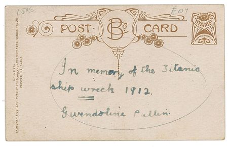 Lot #1710 Titanic Memorial Postcard - Image 2