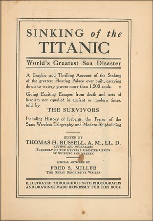 Lot #1699 Story of the Wreck of the Titanic - Image 2
