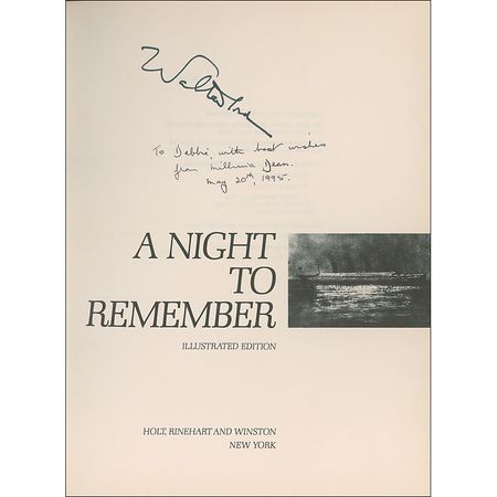 Lot #1677 A Night to Remember Book - Image 1