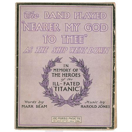 Lot #1774 The Band Played ‘Nearer My God to Thee’ As the Ship Went Down - Image 1