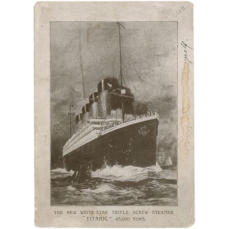 Lot #1664 Titanic 1911 Pre-launch: Scarce 1911