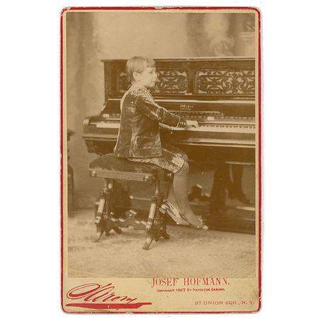 Lot #741 Josef Hofmann Signed Photograph - Image 1