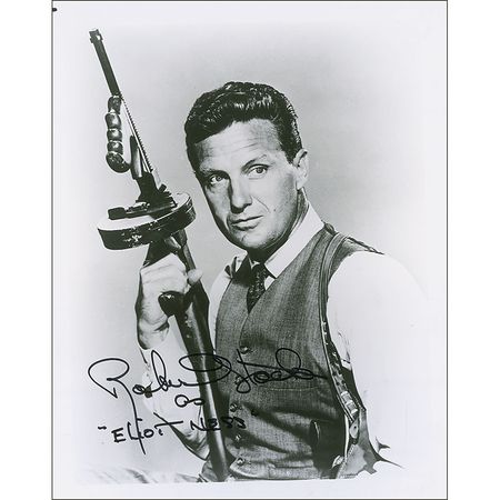 Lot #1357 Robert Stack Signed Photographs - Image 1