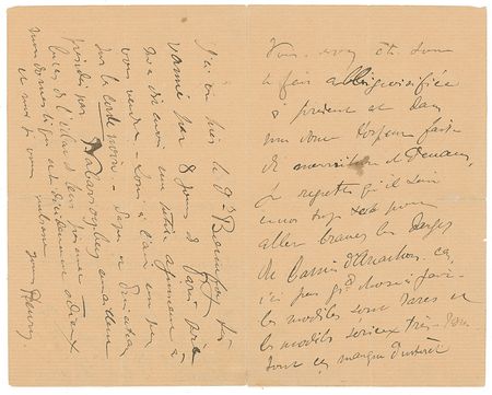 Lot #669 Henri de Toulouse-Lautrec: ?What a day!! But what success. The exhibition received a slap that it will recover from perhaps, but that will give it a great deal to think about? - Image 2