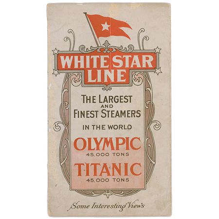 Lot #1665 Titanic and Olympic 1911: Ultra scarce