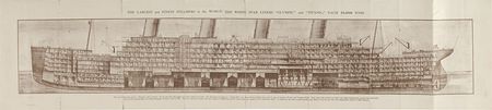 Lot #1665 Titanic and Olympic 1911: Ultra scarce 1911 promotional brochure, highlighting the luxurious amenities of the Titanic and Olympic - Image 2