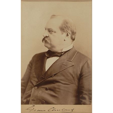 Lot #22 Grover Cleveland Signed Photograph