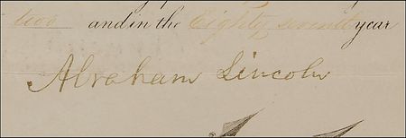 Lot #87 Abraham Lincoln: Assigning him to General Wool, Lincoln promotes a captain who would go on to serve at Antietam and Second Bull Run - Image 2