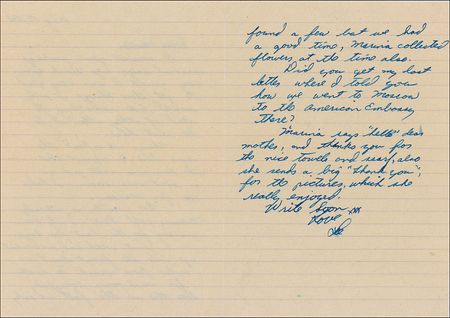 Lot #329 Lee Harvey Oswald: Oswald writes his mother in August 1961 that he expects to receive his Russian 