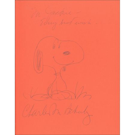 Lot #725 Charles Schulz Book - Image 1