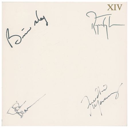Lot #999 Queen: All four members boldly sign the culmination of their musical destiny, The Complete Works - Image 1