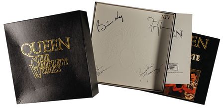 Lot #999 Queen: All four members boldly sign the culmination of their musical destiny, The Complete Works - Image 2
