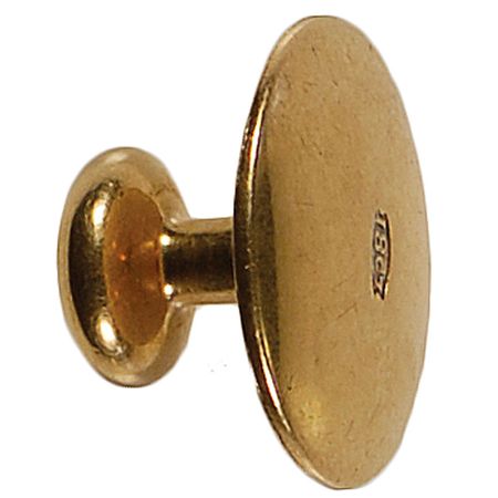 Lot #1656 Austin Partner: A uniquely personal item, a gold collar stud, worn on Titanic by a stockbroker in first class, recovered along with his body - Image 2