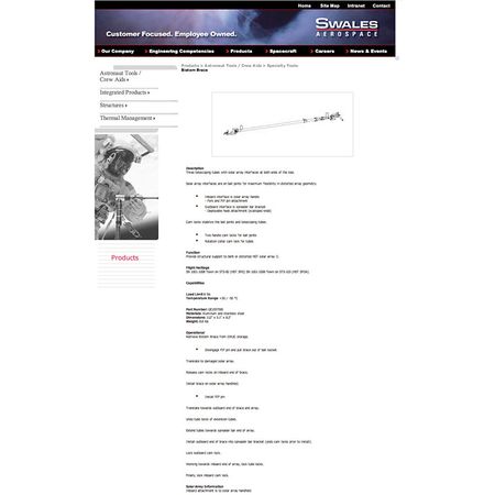 Lot #625  Hubble Space Telescope Solar Array Bistem Brace - Image 18