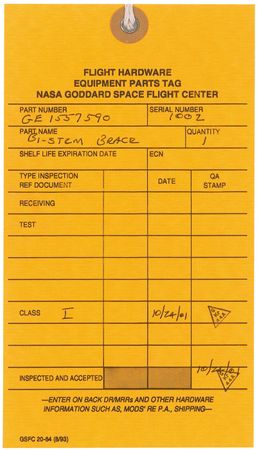 Lot #625  Hubble Space Telescope Solar Array Bistem Brace - Image 24