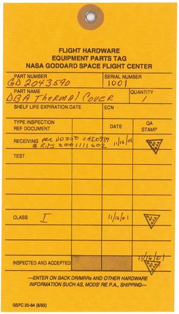 Lot #623  Hubble Telescope DBA Thermal Cover, EVA Tool - Image 10