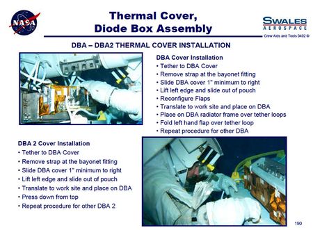 Lot #623  Hubble Telescope DBA Thermal Cover, EVA Tool - Image 6