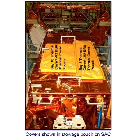 Lot #623  Hubble Telescope DBA Thermal Cover, EVA Tool - Image 8
