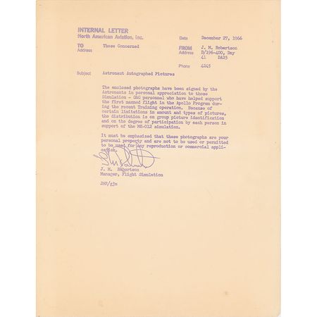 Lot #254  Apollo 1 - Image 3