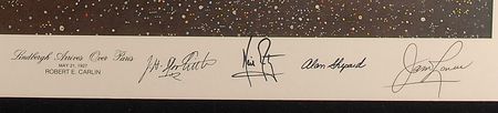 Lot #21 Neil Armstrong, Alan Shepard, James Lovell, and J. H. Doolittle - Image 2