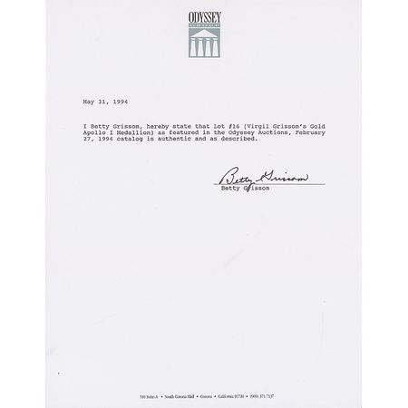 Lot #253  Apollo 1 - Image 3