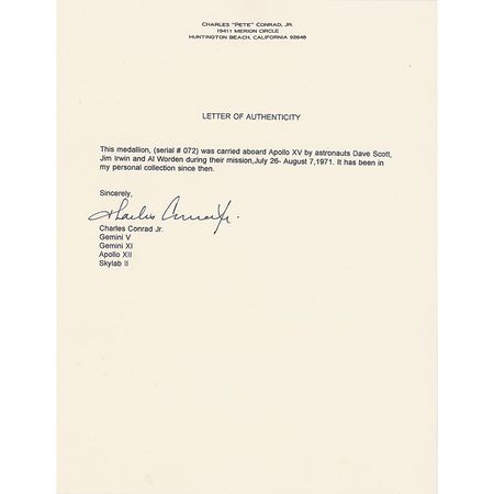 Lot #444  Apollo 15 - Image 3