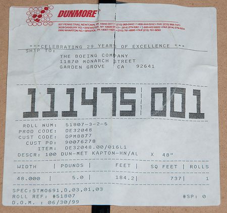 Lot #606 Kapton Foil - Image 3